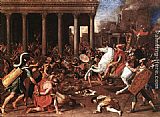 The destruction of the Temple at Jerusalem by Nicolas Poussin